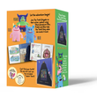 Load image into Gallery viewer, back of gift box with Ollie tooth pillow in gift box with book