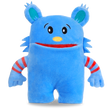 Load image into Gallery viewer, blue tooth pillow monster