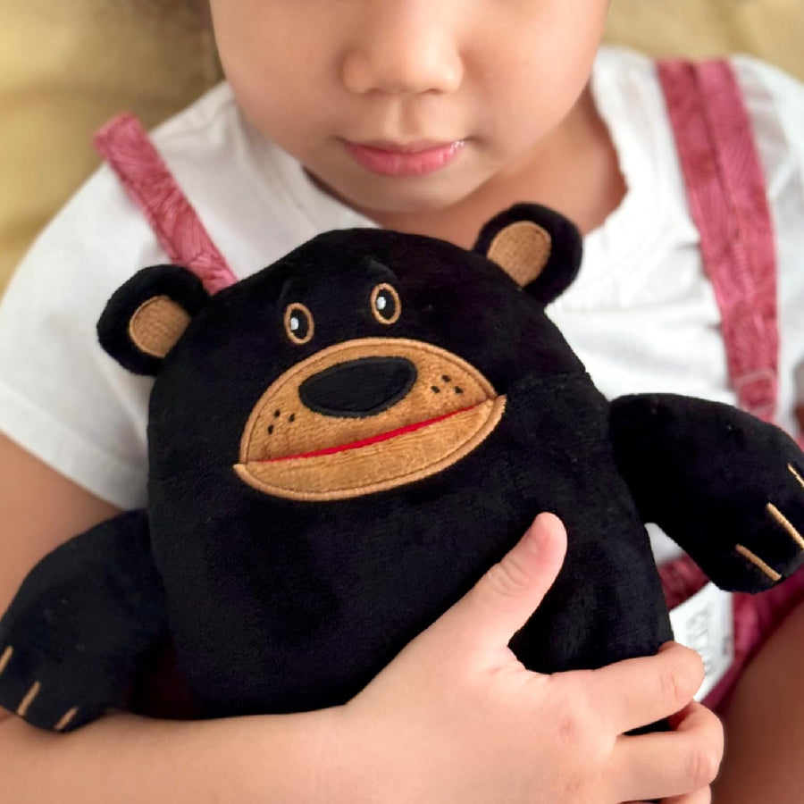 Acorn the Black Bear Tooth Fairy Pillow