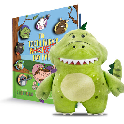 Rebel Tooth Fairy Pillow and Tooth Fairy Book Gift Set