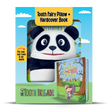 Load image into Gallery viewer, Waffles Panda Tooth Fairy Pillow and Tooth Fairy Book Gift Set
